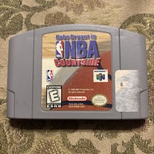 Kobe Bryant NBA Courtside (Nintendo 64 N64) Authentic Tested Works Great !!
