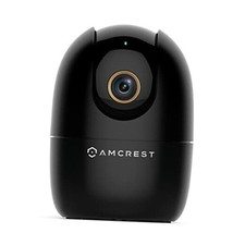 4MP WiFi Camera Indoor, Dog Camera, Sound Baby Monitor, Human Pet Black