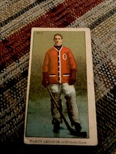 1910-11 C56 IMPERIAL TOBACCO NHA HOCKEY CARD PERCY LESUEUR ROOKIE NHL AHL WHA