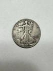 1942 D Liberty Walking Half Dollar 50C Silver Circulated US Coin