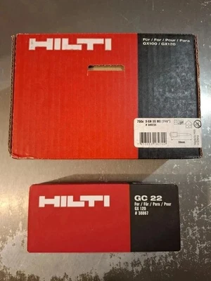 750 Clous HILTI X-GN 39MX + HILTI GC 22 2027 , 39mm pour Cloueur HILTI GX 120 - Bild 1 von 4
