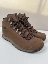 Oboz Bozeman Mid Brown Leather Waterproof Hiking Boots Mens 10 Work Hunting EUC