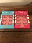Two New Packages Flash Lash False Eye Lashes LWYA Self Adhesive Wisp Flirt — photo 1