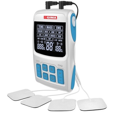 GIMA Gima-Ther 3in1 TENS EMS Massage 2-Kanal Elektrotherapiegerät
