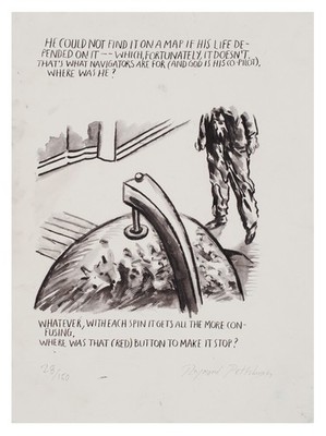 Raymond Pettibon, originalgrafik, signiert und nummeriert