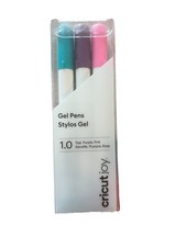  New Cricut Joy 1.0 GEL PEN SET Teal Purple Pink 3pc Factory Sealed Free Ship