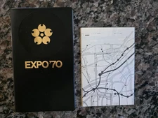 1970 EXPO '70 Osaka Japan World Expo Human Progress and Harmony Guide Book w Map