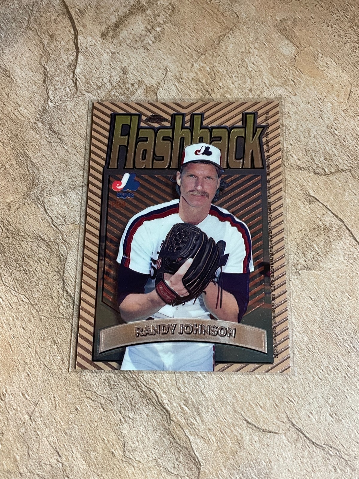 1998 Topps Chrome Randy Johnson Flashback Insert