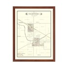 Old Map of Linden, MI 1889 - Vintage Linden Michigan Art
