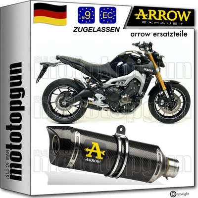 ARROW AUSPUFF ZUGELASSEN THUNDER CARBON C YAMAHA MT09 MT-09 2017 17 2018 18