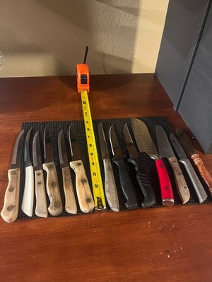 Various Kitchen Knives! Set of 13! Different Models & Styles!