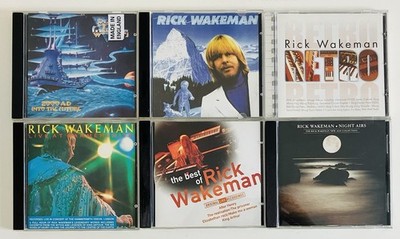 Rick Wakeman Lot of 6 CDs Retro Hammersmith Night Airs Best of 2000 AD Rhapsodie