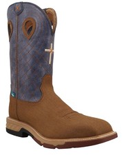Twisted X Men's 12" Waterproof Western Work Boot - Alloy Toe - MXBAW06