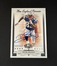 2006 Donruss Playoff Threads #61 Deion Branch Autograph /15