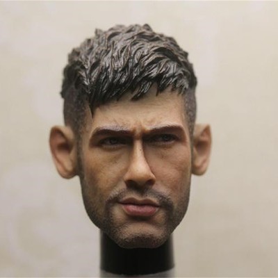 1/6 Soccer Football Man Head Model Fit 12'' Action Figure