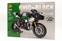 Kawasaki Ninja Motorrad Klemmbausteine Set 858 Teile Technik Motorrad Modell