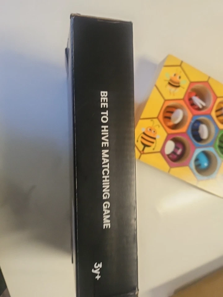 趣味蜜蜂采摘玩具儿童手工抓训练木制游戏蜜蜂 7 件 A21 — 第 3/4 张图片