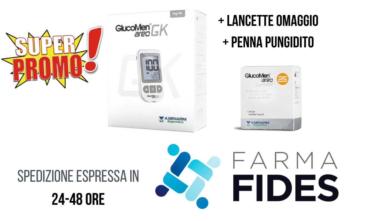 GLUCOMEN AEREO GK KIT+ 25 PZZ GLUCOMEN AEREO STRIS+ PENNA PUNG+ LANCETTE
