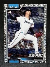 NEW🔥2026 Topps Series 1 Eury Perez Spring Training Parallel #285 Miami Marlins