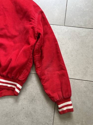 Vintage 50s Maple Cheerleader Corduroy Varsity Letterman Union Made Jacket Sz XS - Picture 18 of 22