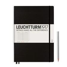Leuchtturm Master A4 Notebook 100gsm Inkproof Paper Elastic Closure Various C...
