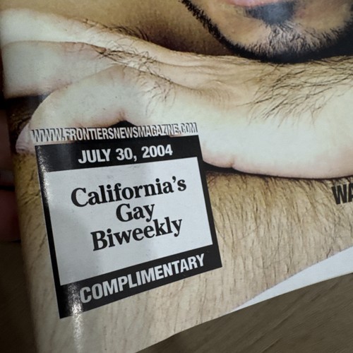 SF FRONTIERS NEWSMAGAZINE Gay Interest Nude Male Playgirl 2004 Vintage Colt Buff - Foto 2 di 4