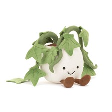 Amuseables Ivy Plant JELLYCAT White Pot Green Leaves with DUST BAG