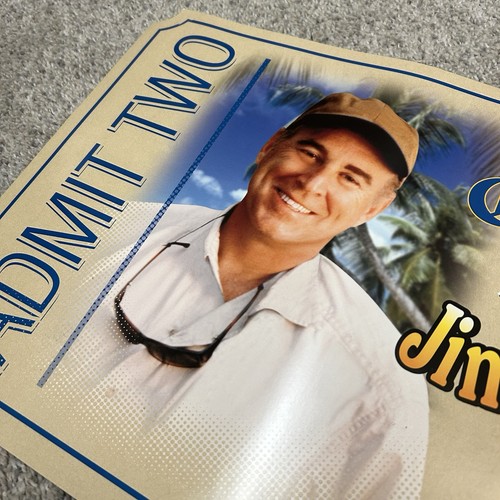 Jimmy Buffett Corona Parrothead Party H-Q, Admit Two Vintage 2001 Poster - Picture 8 of 9
