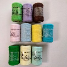 Pretty Punch Embroidery Yarn Thread Lot 10 Spring Pastel Colors Shoppettes Craft