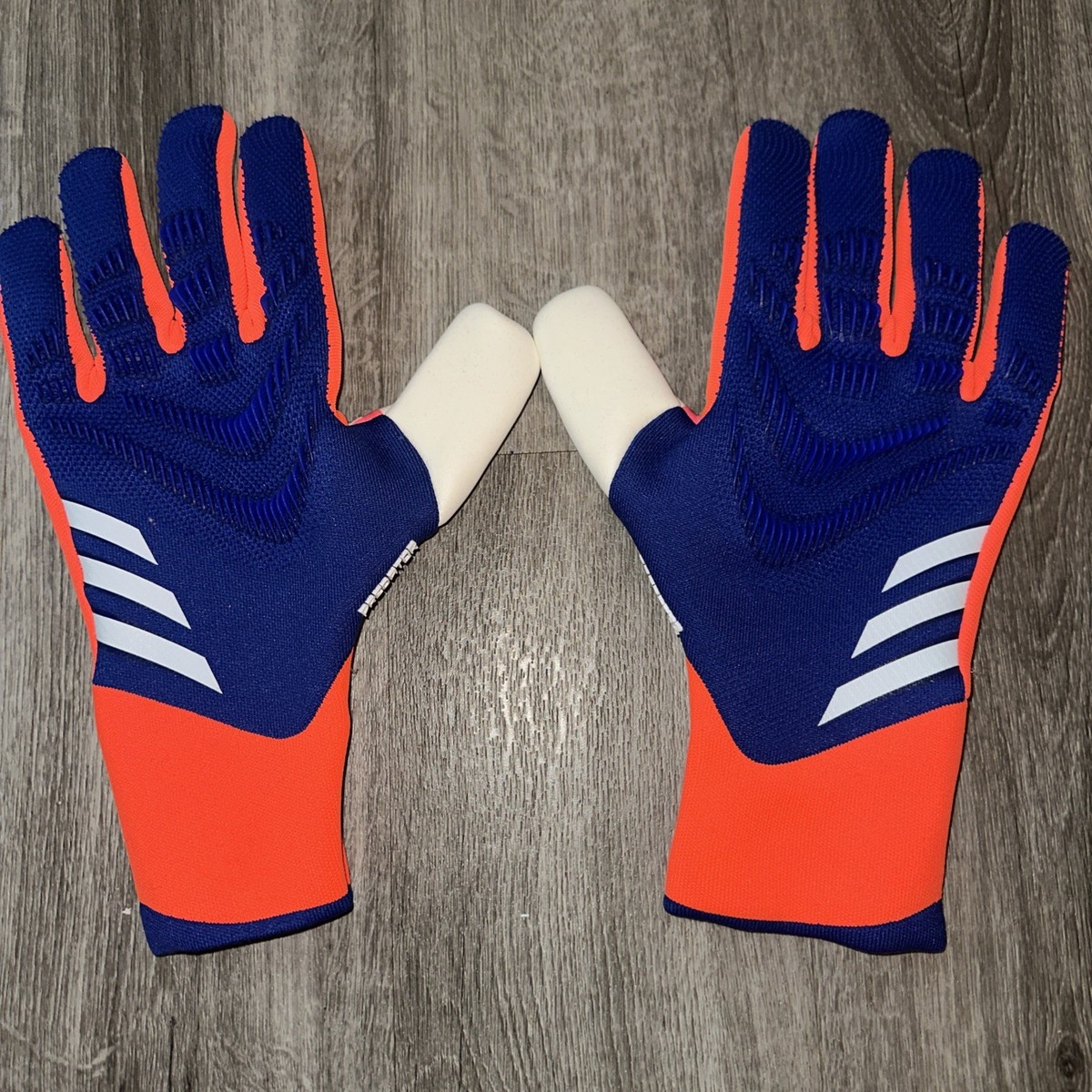 新品 26.5 adidas Predator pro HG/AG Adidas Predator GL Pro PC Goalkeeper Soccer Gloves Blue