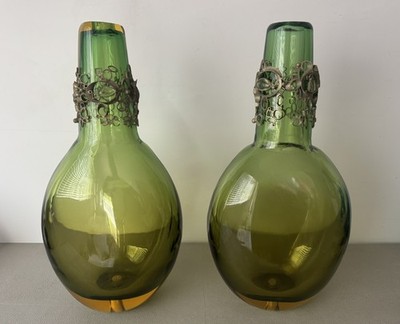 Pair Mid Century Marbro Lamps AS IS