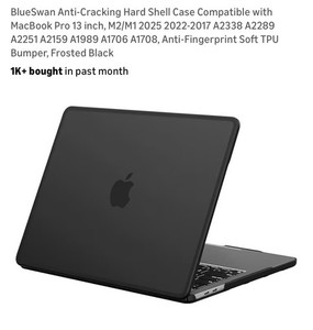 BlueSwan Anti-Cracking Hard Shell Case Compatible with MacBook Pro 13 inch