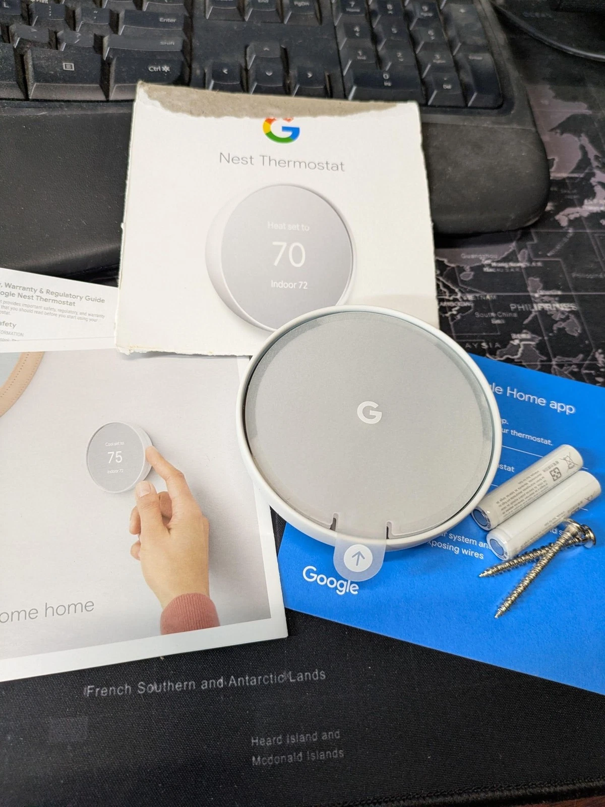 Google Nest Thermostat G4CVZ White Smart WiFi Programmable Energy Star Open Box
Opens in a new windo