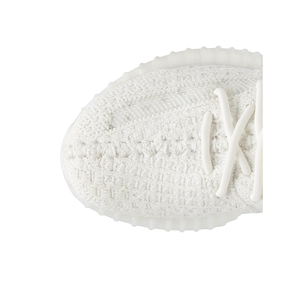 adidas Yeezy Boost 350 V2 Slip On Youth Boys Off White Sneakers Casual Shoes I - Image 4 of 4