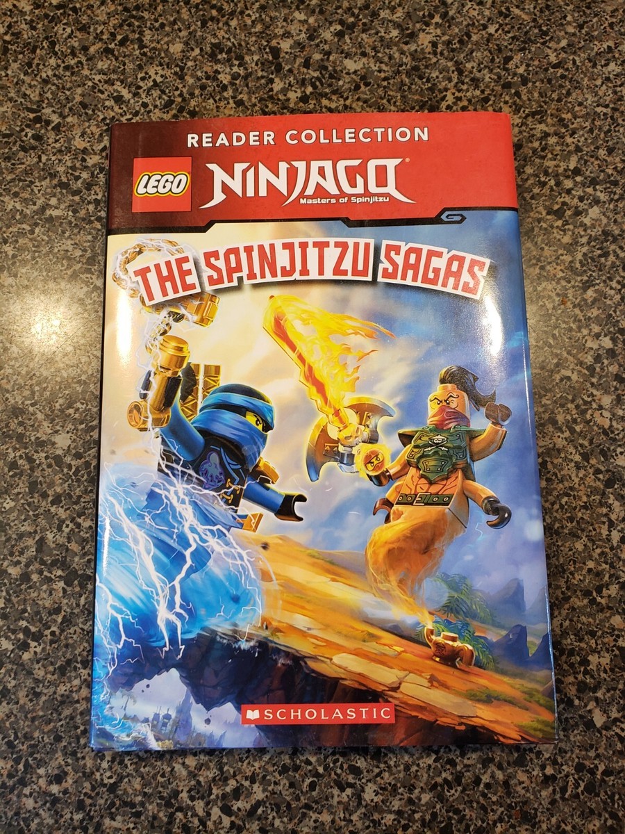 Scholastic Lego Ninjago Hardback Book THE SPINJITZU SAGAS (4 books