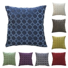Geometric Velvet Two-Sided Cushion Cover Home Sofa Throw Pillow Case 18'' 22''