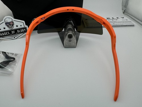 OAKLEY HYDRA NEON ORANGE WITH PRIZM SAPPHIRE BLUE SUNGLASSES OO9229-06 NEW - Picture 9 of 12