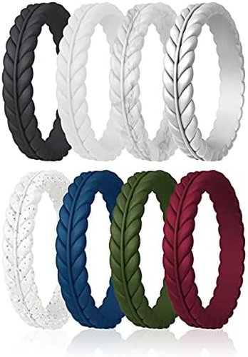 Women'S Silicone Rings – Women’S Silicone Wedding Band & Rubber Engagement Ri... - Picture 4 of 5