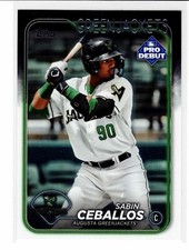 Sabin Ceballos Atlanta Braves 2024 Topps Pro Debut Pro Debut Card