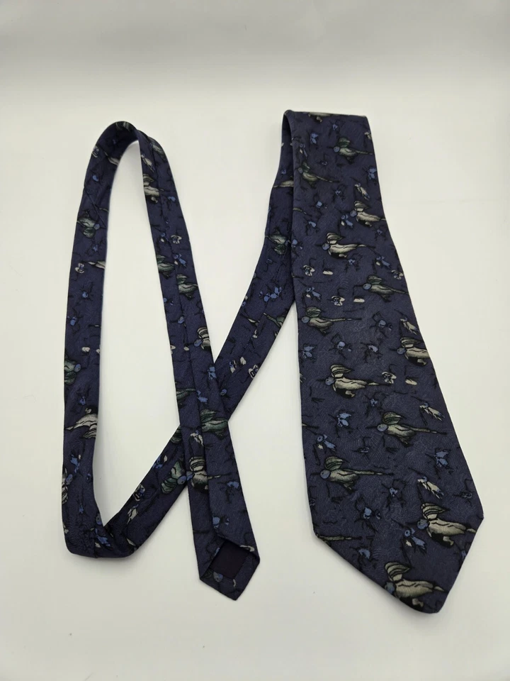 Corbata J Garcia Para Hombre Colibrí Azul Seda Edición Coleccionista Jerry Garcia Arte Foto 2 de 4