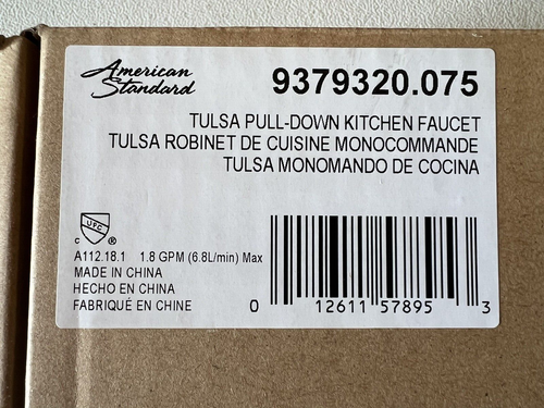 American Standard Tulsa Pull Down Kitchen Faucet Stainless Steel 9379320 - Picture 2 of 6