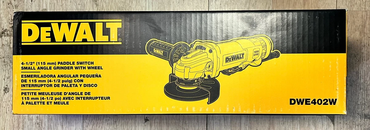 Dewalt grinder dwe402w deals