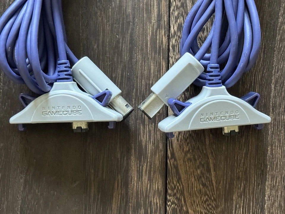 1 Cable de enlace de juego oficial OEM Nintendo GameCube a GBA Game Boy Advance DOL-011 Foto 2 de 3