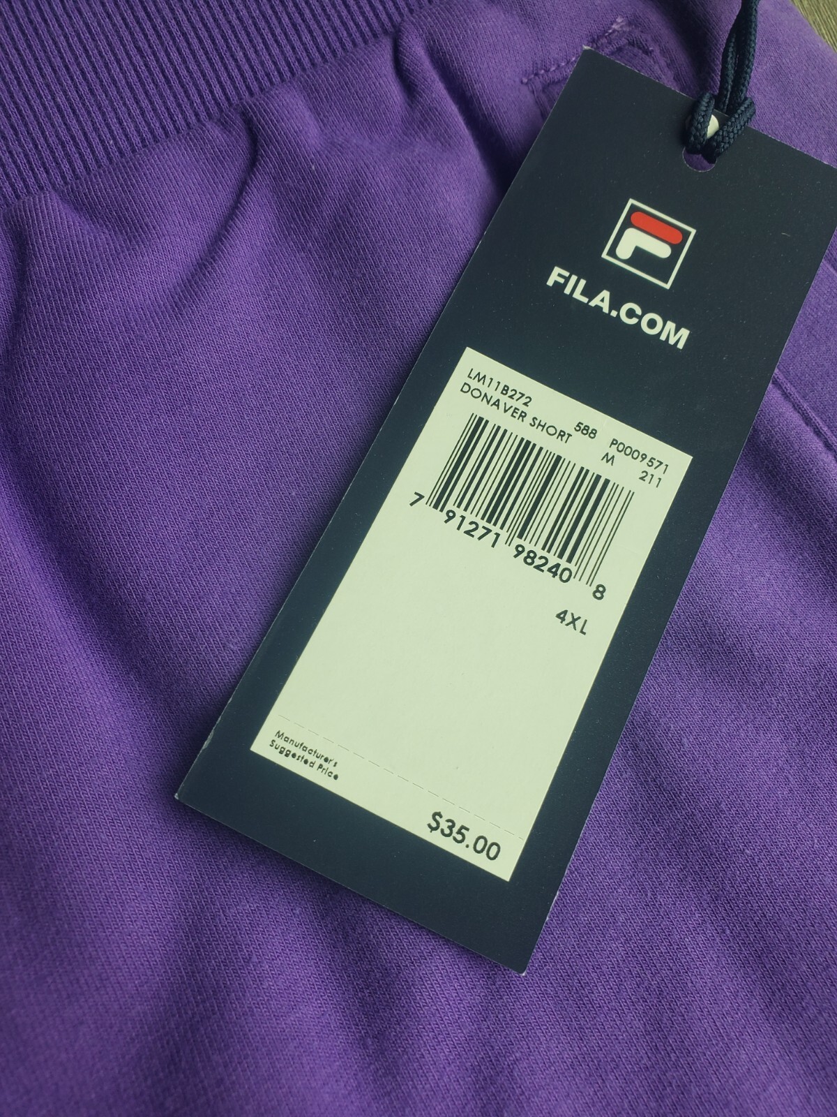 Pantaloncini FILA Donaver taglia 4XL