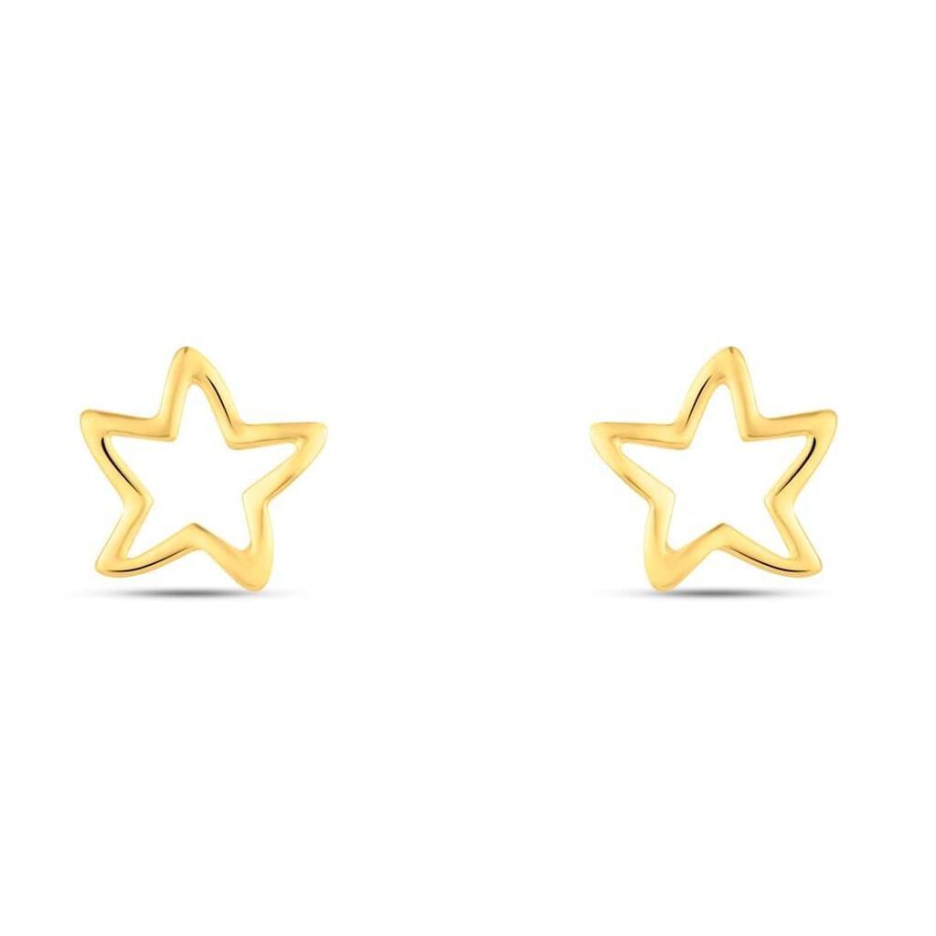 Womens Earrings STROILI 1401750 9k Gold Stars