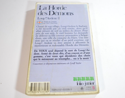 La Horde Des Démons / Livre dont vous êtes le héros Booklet Folio LDVELH - Picture 6 of 10