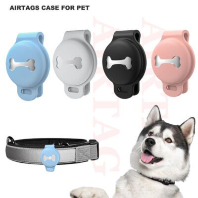 Für Apple AirTag Tierhalsband Anhänger Fallschutz Anhänger Hund Bone Halsband