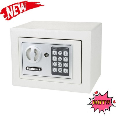 Digital Security Safe Box W/Electronic Keypad Compact Valuables Home Business US