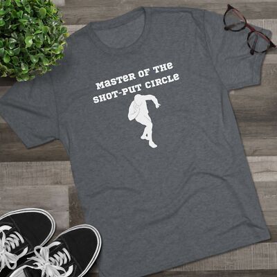 Shot-Put throw Unisex Tri-Blend Crew Tee