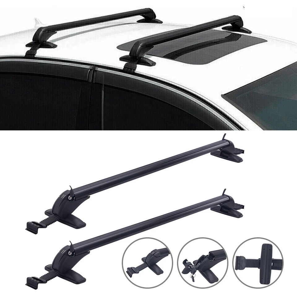 For Toyota Camry XLE 2012-2021 Car Top Roof Rack Cross Bar Luggage Carrier Lock — 第 2/4 张图片